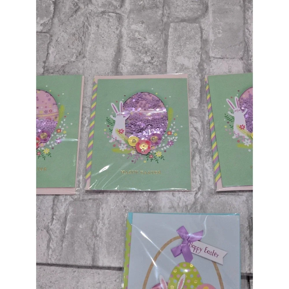 Roberts and Reid Easter Cards Lot‎ of 7 cards with envelopes 3D 2D